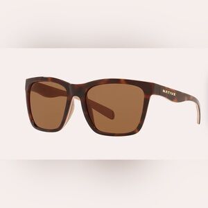 Native Braiden Brown Tortoise Shell Polarized Sunglasses